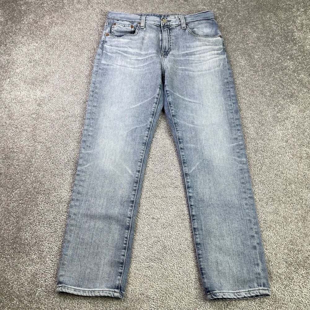 AG Adriano Goldschmied Jeans Womens 26 Blue Ex-Boyfriend Slim Slouchy Light Wash